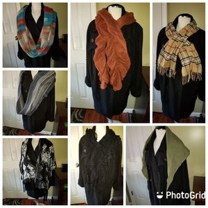 7 Pc Winter Scarf Bundle